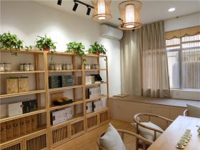 天门郡张家界莓茶展示馆设计与装修